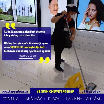 HAPPYCLEAN DỊCH VỤ BẢO TRÌ VỆ SINH CHUYÊN NGHIỆP ĐẾN TỪ NHẬT BẢN 