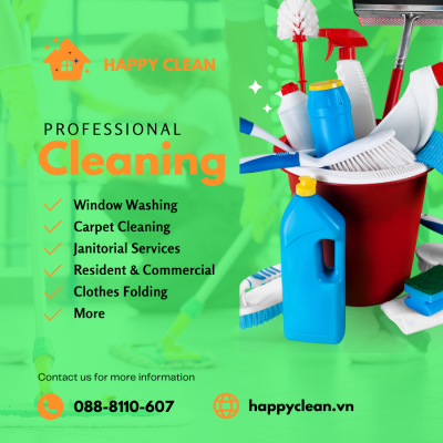 MUỐN VỆ SINH VĂN PHÒNG SẠCH SẼ! GIẢI PHÁP CHÍNH LÀ HAPPYCLEAN