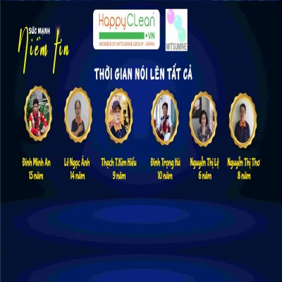 Khoảng thời gian tuyệt là cùng với Nhân viên HappyClean